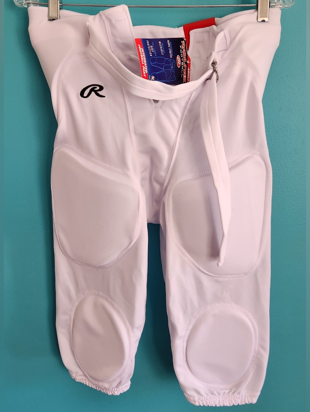 NWT Rawlings Mens Fppi Lightweight White Football Girdle Pants Size M